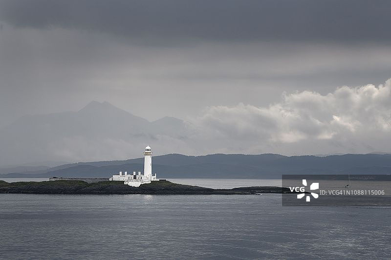 苏格兰利斯莫尔岛的利斯莫尔灯塔图片素材