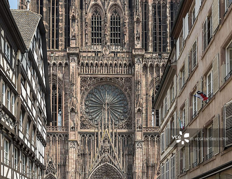 法国斯特拉斯堡圣母大教堂图片素材