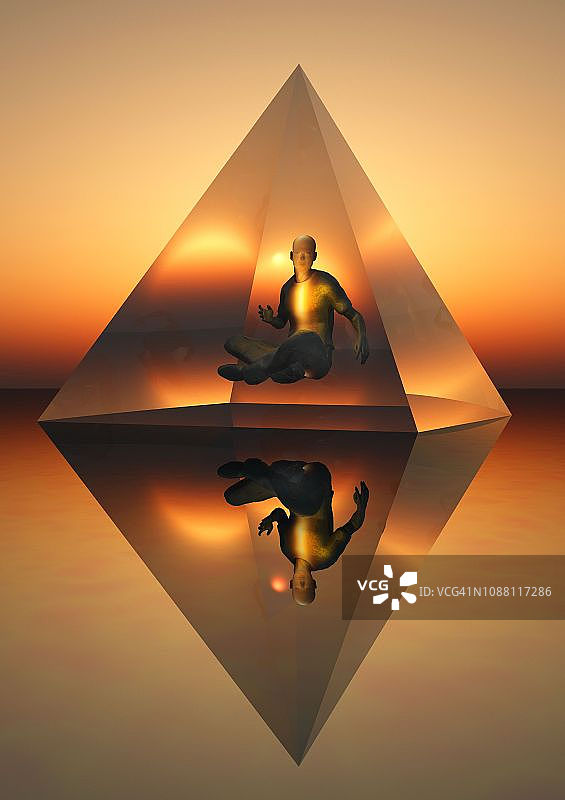 金字塔的神秘与超自然力量图片素材