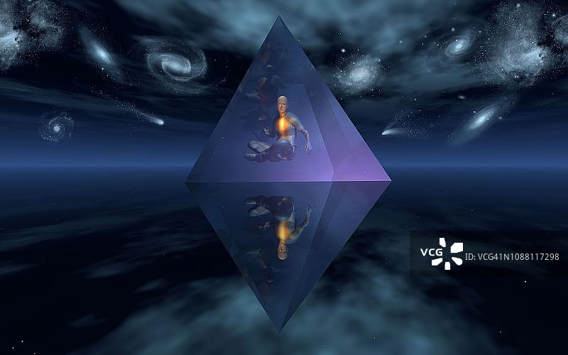 金字塔的神秘与超自然力量图片素材