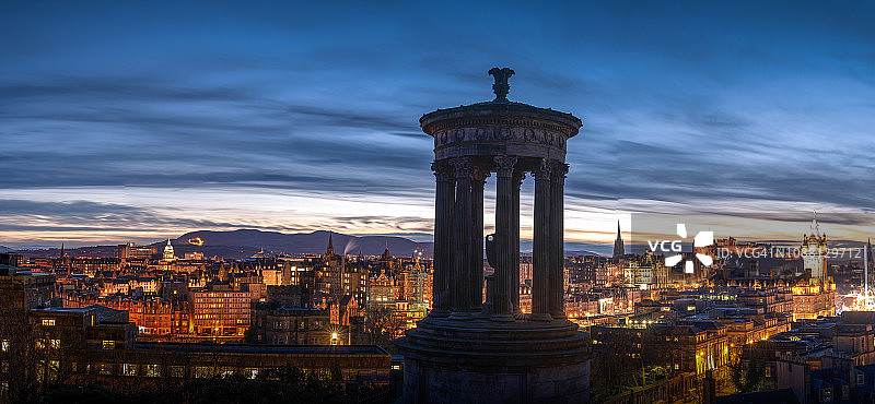爱丁堡天际线图片素材
