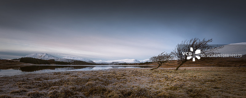 苏格兰格伦科的图拉湖图片素材