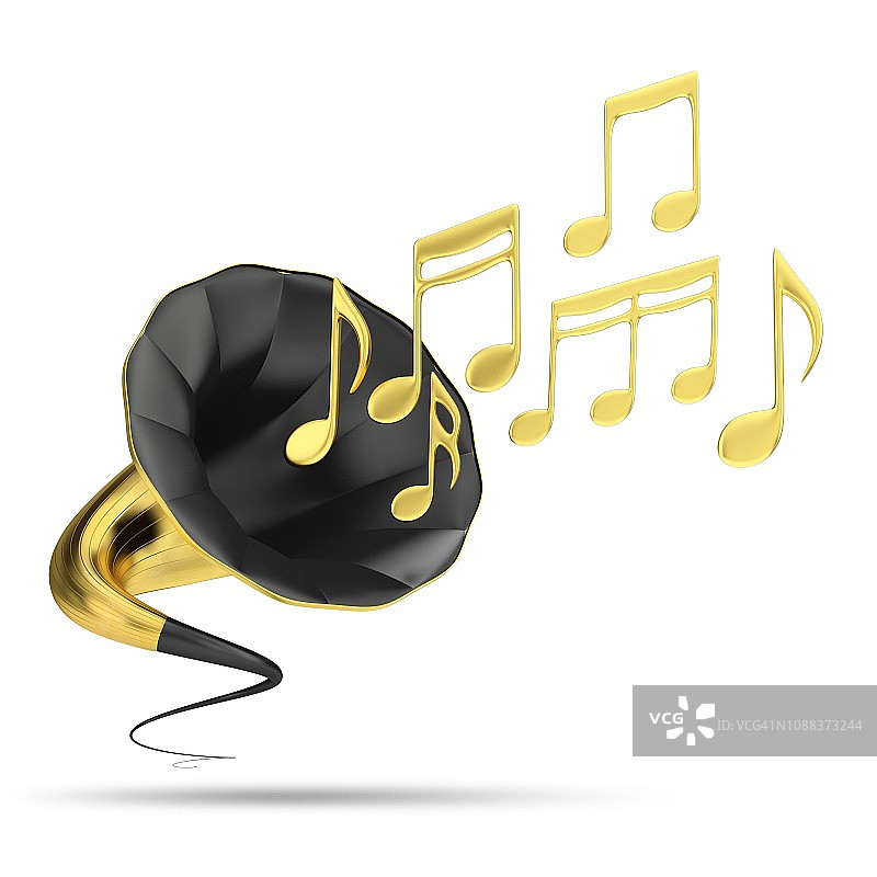 留声机插画图片素材