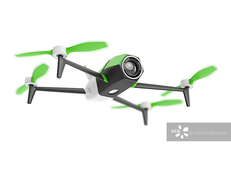 带摄像头的无人机，插图图片素材