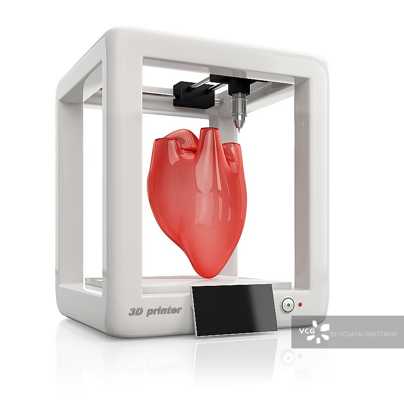 生物打印插画图片素材