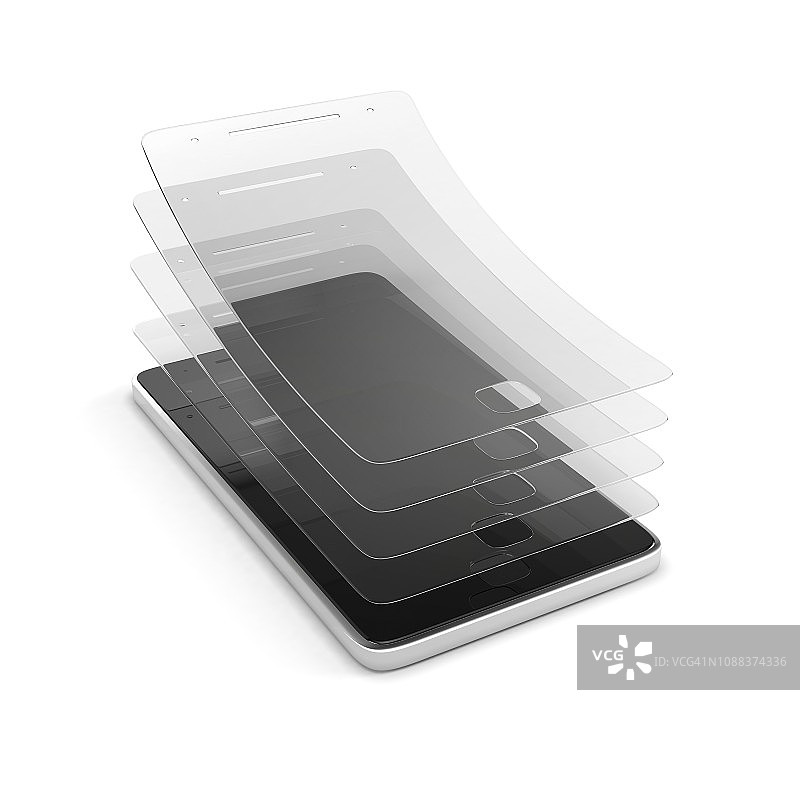 屏幕保护膜插画图片素材