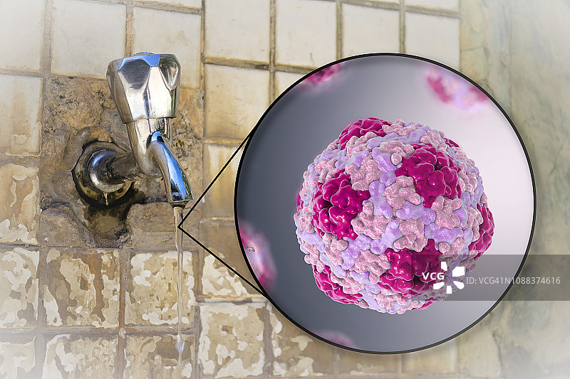 饮用水安全概念插图图片素材