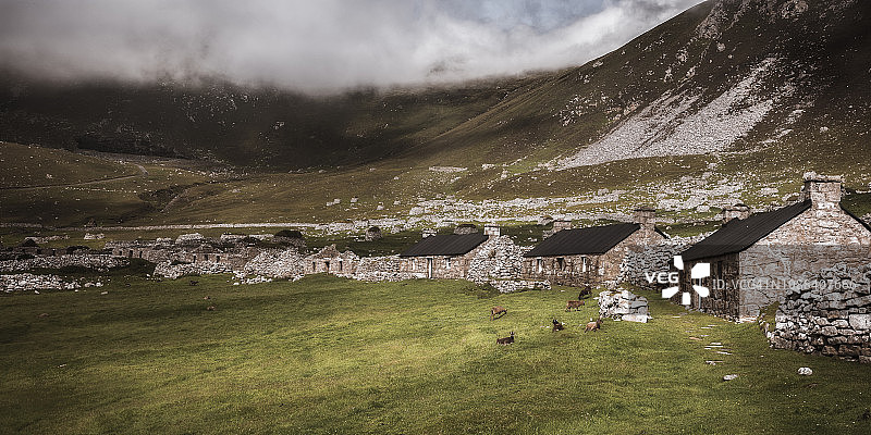 苏格兰外赫布里底群岛圣基尔达赫塔图片素材