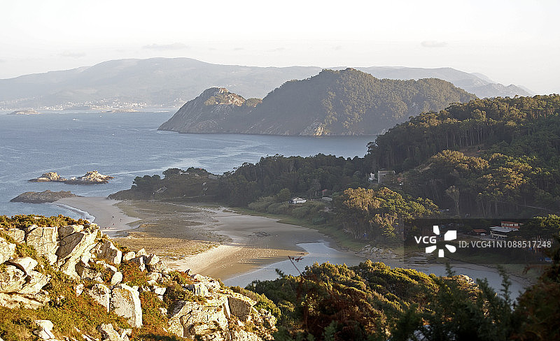 西班牙加利西亚昂斯岛图片素材