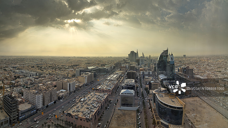 沙特阿拉伯利雅得的早晨图片素材