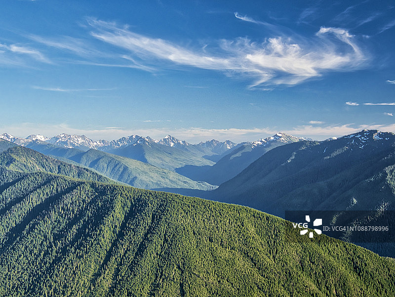飓风岭和奥林匹克山脉图片素材
