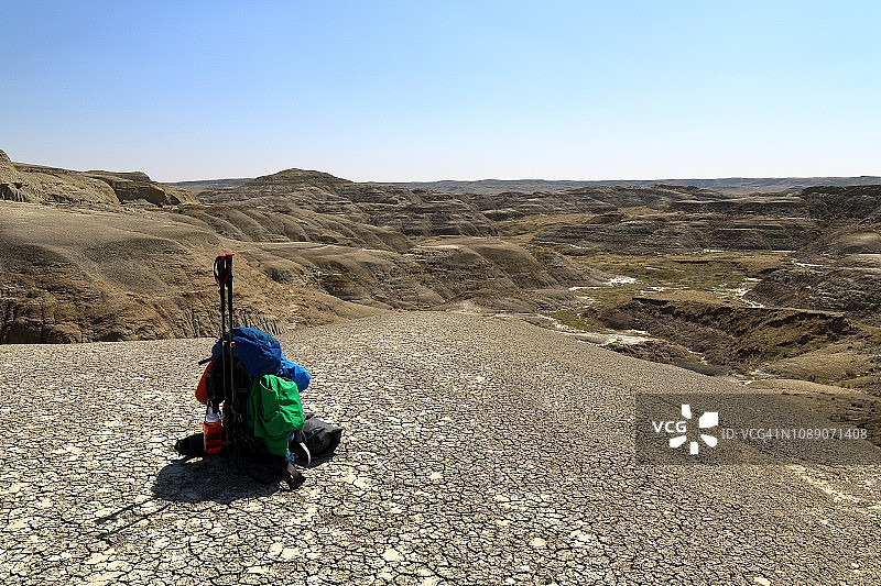 加拿大草原国家公园的荒地图片素材