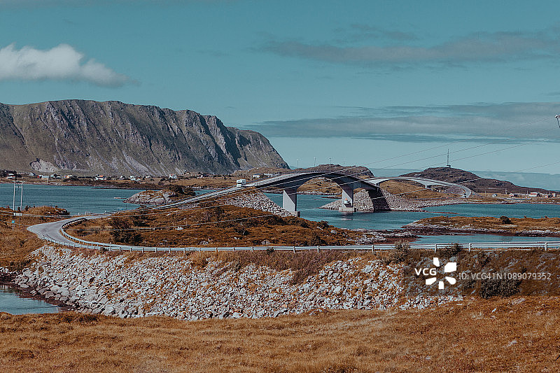 风景如画的挪威风光：大西洋海滨公路图片素材