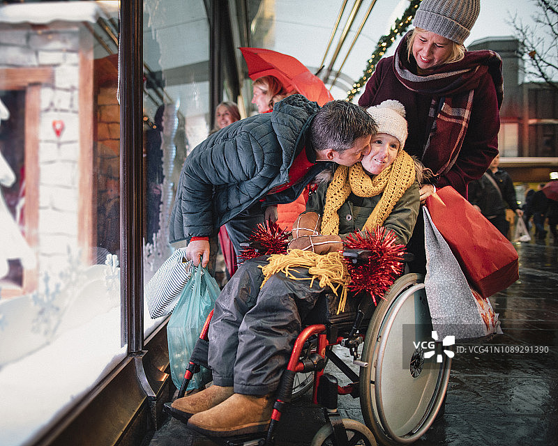 圣诞之吻图片素材