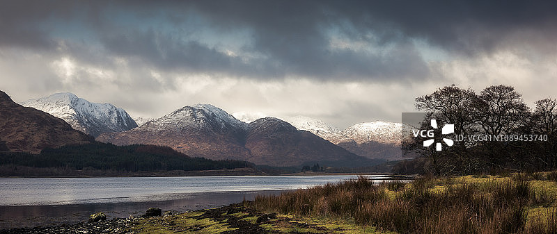 埃尔湖，苏格兰高地图片素材
