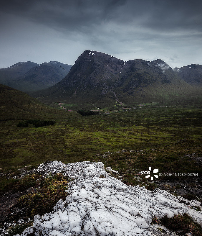 苏格兰格兰科Buachaille Etive Mor图片素材