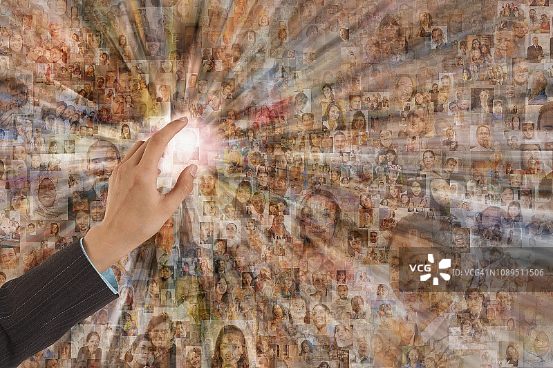 社交媒体连接图片素材