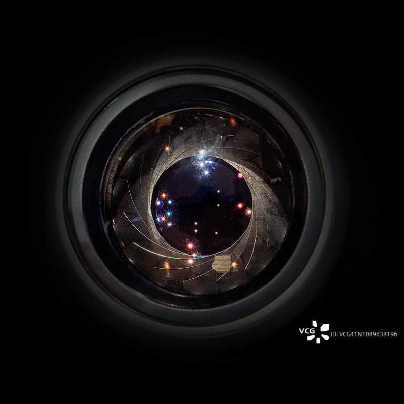 旧镜头特写图片素材