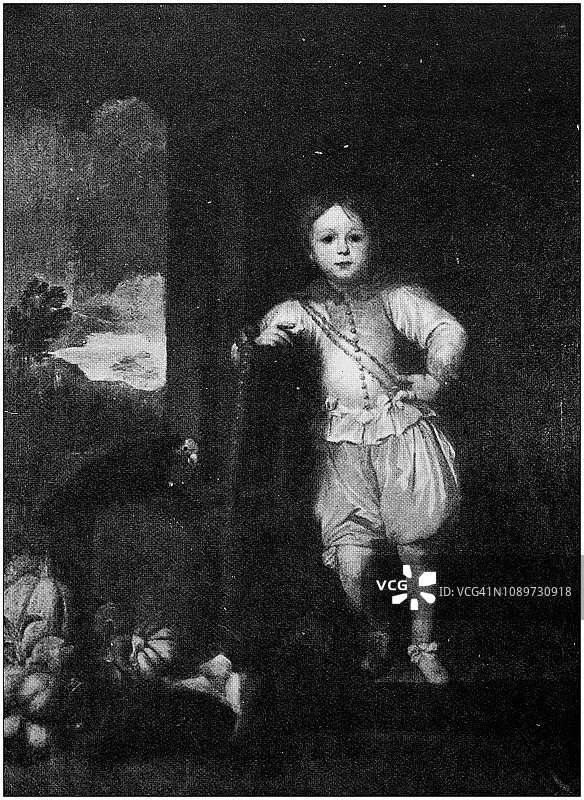 安东尼·范·戴克儿童题材古典艺术绘画作品图片素材