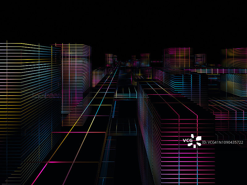 赛博城市图片素材