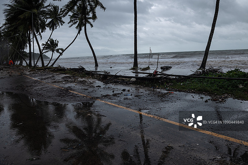 热带风暴引起的风暴潮图片素材