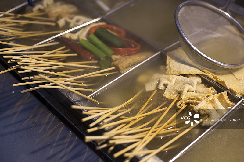 韩国街头小吃：鱼糕图片素材