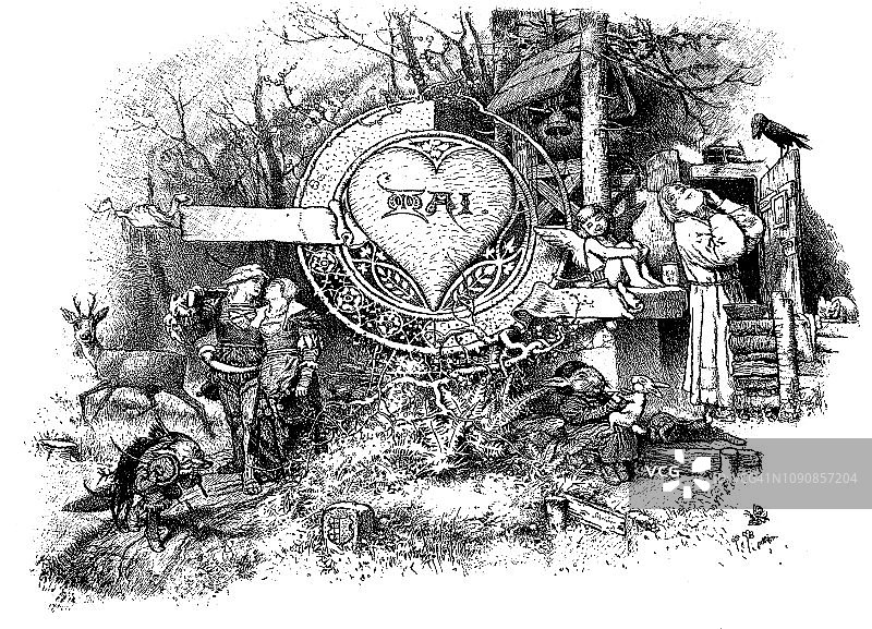 1896年5月的童话世界图片素材