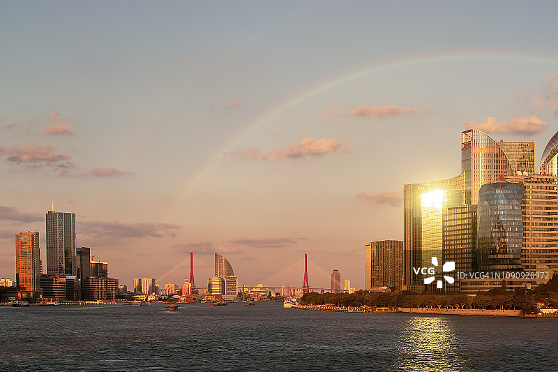 经典历史风貌的上海外滩图片素材