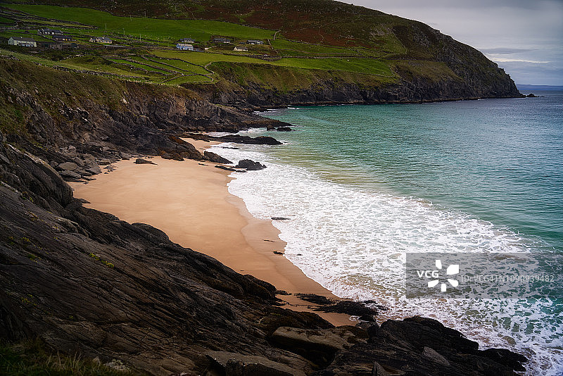 爱尔兰海岸：库米努尔海岸图片素材