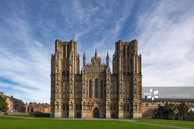 英格兰 - 威尔斯大教堂图片素材