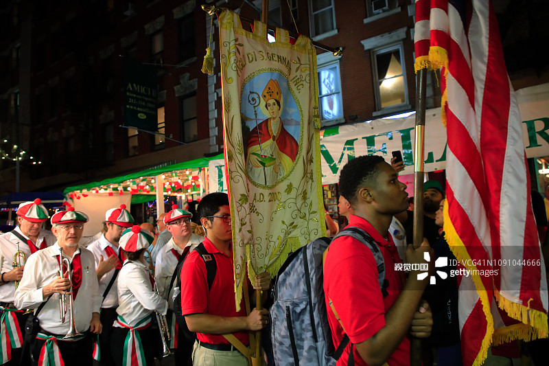 圣热内罗节游行图片素材