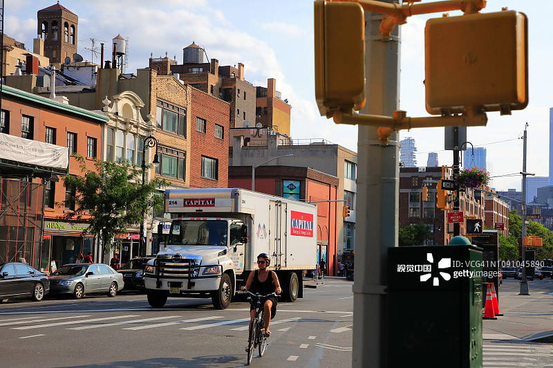 格林威治村第六大道图片素材