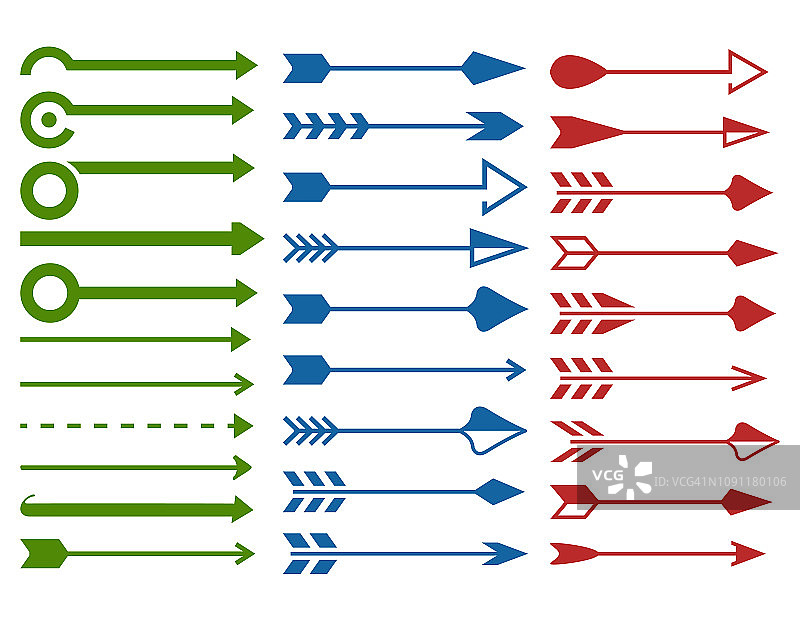 一组箭头图标图片素材