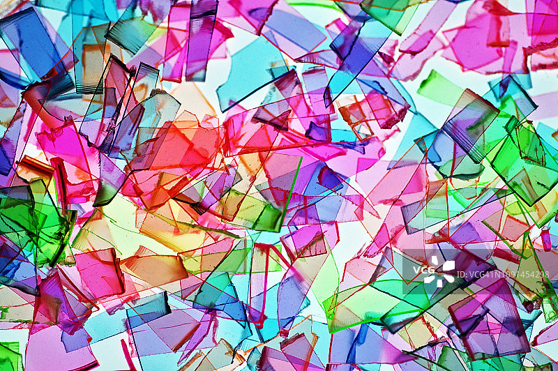 彩虹碎片图片素材