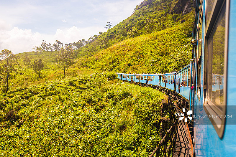 斯里兰卡火车之旅图片素材