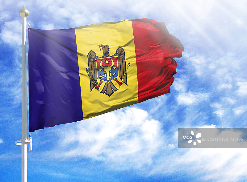 摩尔多瓦国旗图片素材