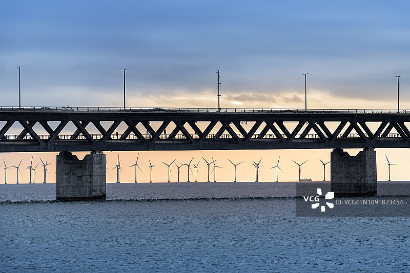 厄勒海峡大桥图片素材