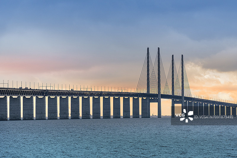 厄勒海峡大桥图片素材