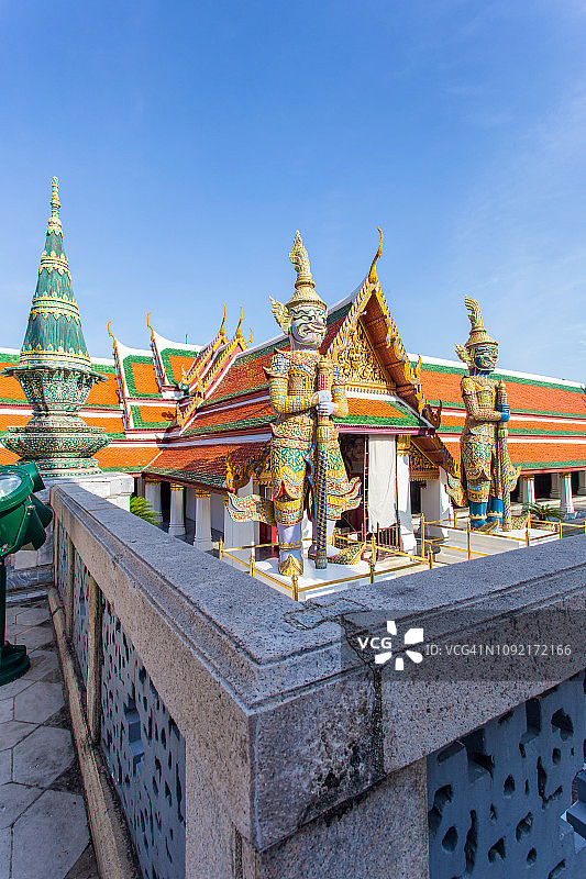 曼谷玉佛寺古寺庙图片素材