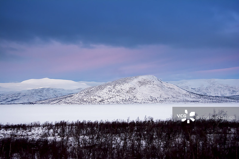 瑞典拉普兰的风景图片素材
