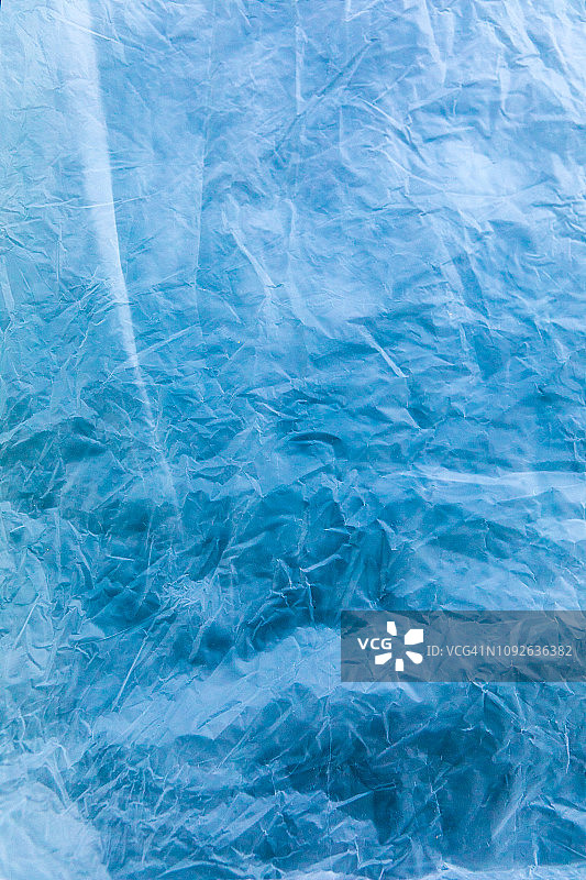 蓝色塑料袋纹理背景图片素材