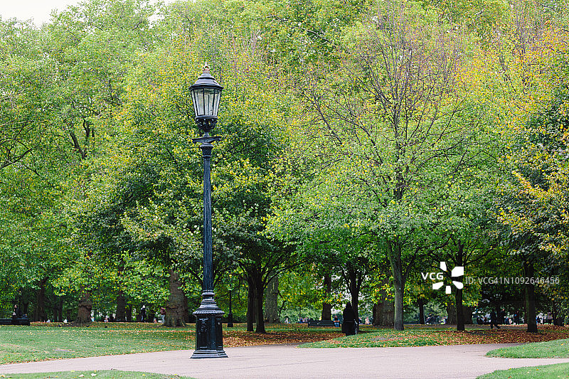 英国伦敦绿园的街灯图片素材