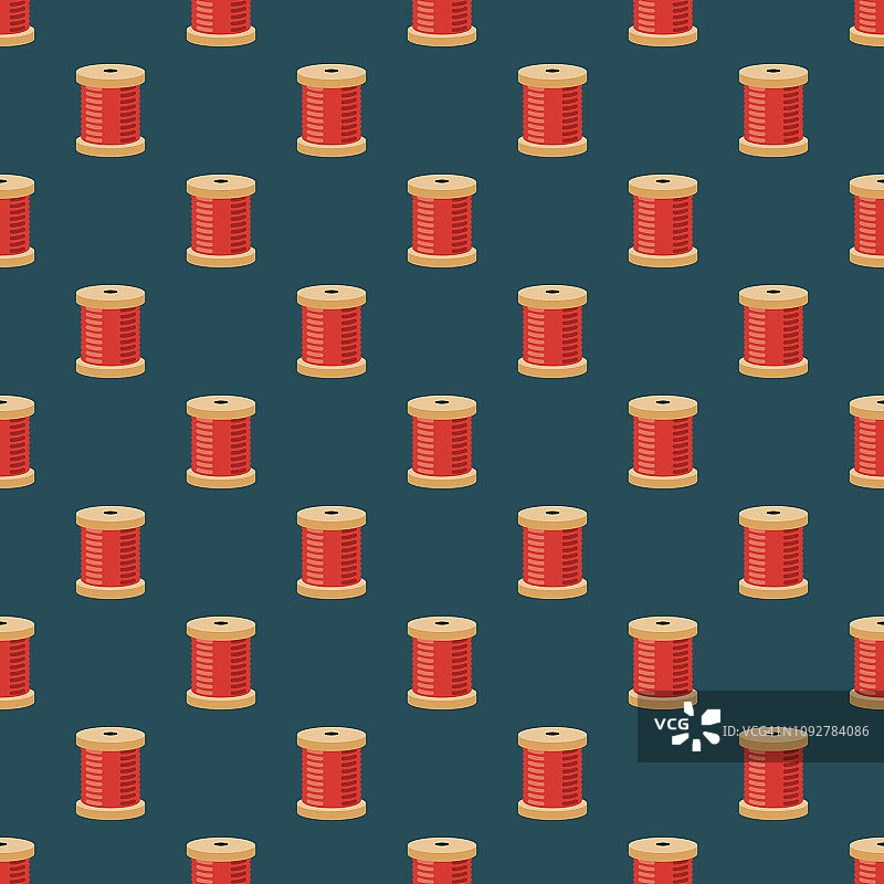 缝纫用品无缝图案图片素材