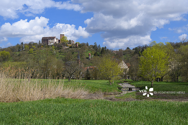 德国巴登-符腾堡州韦尔巴赫甘堡城堡图片素材