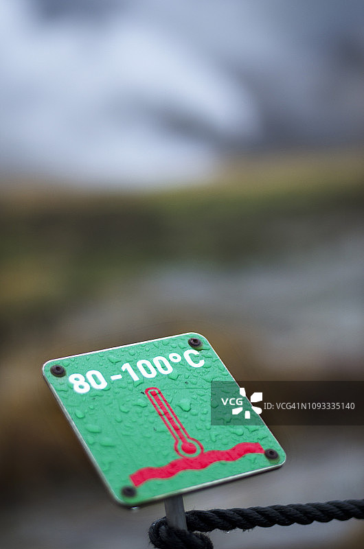 冰岛盖锡尔间歇泉图片素材