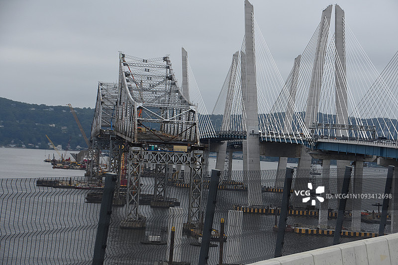 旧塔潘齐大桥东段爆破拆除（2019年1月15日）图片素材