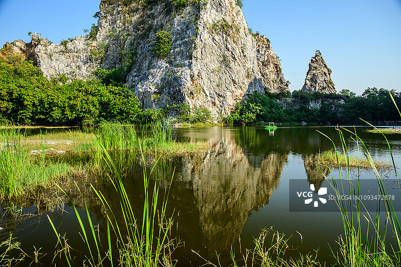 泰国叻丕府考艾石公园风光图片素材