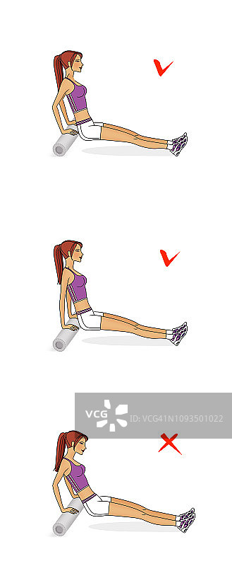 女孩锻炼胸部和手部肌肉图片素材