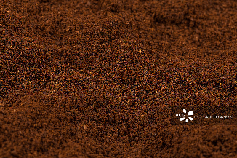 研磨咖啡特写图片素材