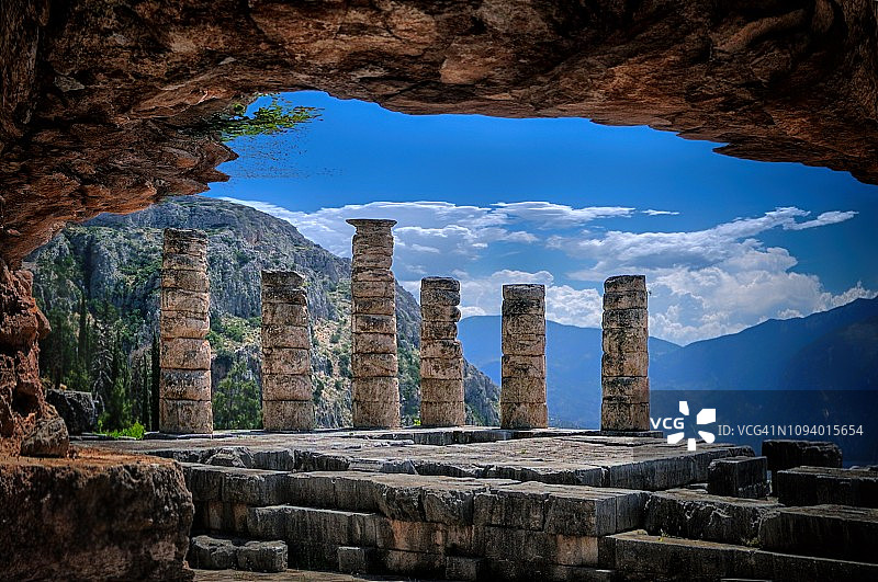 阿波罗神庙图片素材